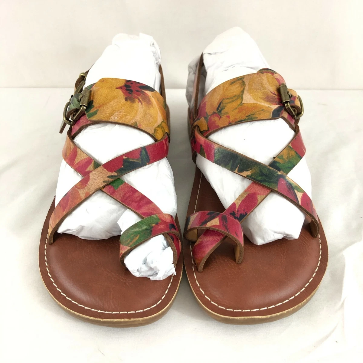 Patricia Nash Womens Fidella Sandals Strappy Toe Strap Leather