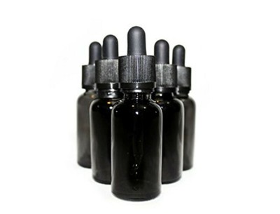 Download 5 30ml Empty Amber Glass Matte Black Pipette Dropper Bottle Travel Tool Ebay