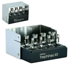 Dental Implant Trephine Kit 8pcs Set Polished Surgical Surgery CE