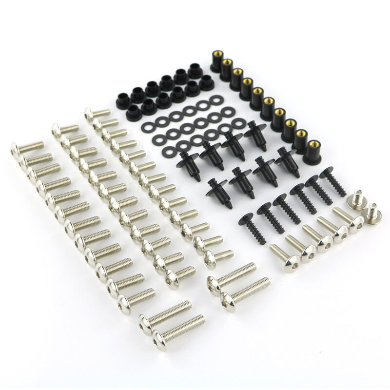 Complete Fairing Bolts Kit Steel Fit For Kawasaki Ninja ZX-10R