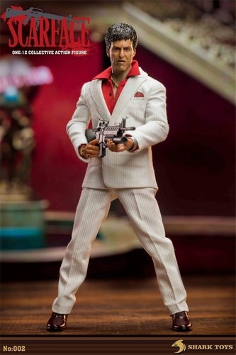 1/12 Scarface Furious Tony Montana Alfredo Pacino Figure Deluxe 002B Action Toys - Picture 12 of 17