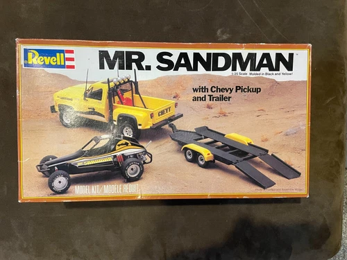 Revell Mr. Sandman w/ Chevy Pickup &Trailer 1/25 Model 7404 Partially Assembled - Picture 1 of 7