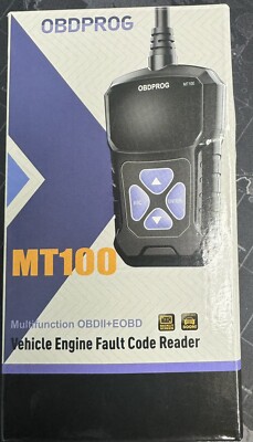 OBDPROG MT100 OBD2  Code Reader EOBD Scanner Car Check Engine Diagnostic Tool US