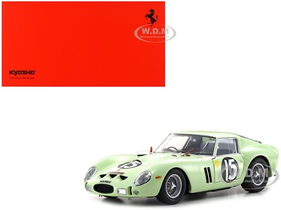 FERRARI 250 GTO #15 WINNER GOODWOOD TT 1962 1/18 DIECAST BY KYOSHO
