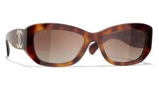 Chanel 5493-A 1295/S9 Women's Tortoise/Brown Polarized Sunglasses 55 x 18 x 140