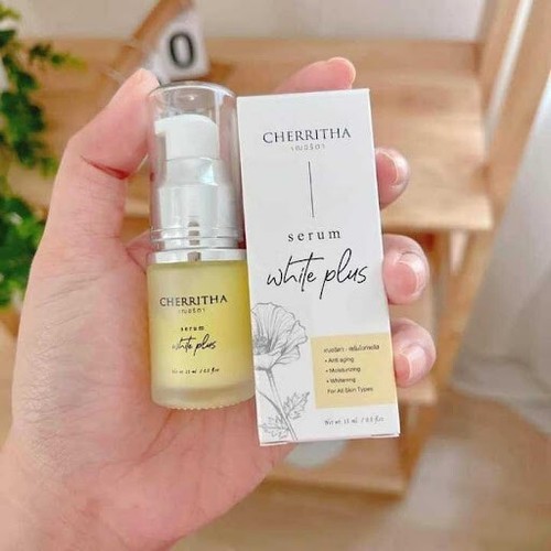 6x CHERRITHA SERUM WHITE PLUS Reduce dark spots red spots White bright face 10 g - Picture 10 of 12