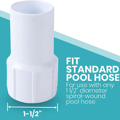Replacement 38mm Pool Hose Connector Adapter Pool Suction Pipe Connection Port