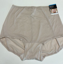 NWT Bali Skimp Skamp Brief Panty/Full Seat Coverage Spandex Rosewood 2XL/9 2633