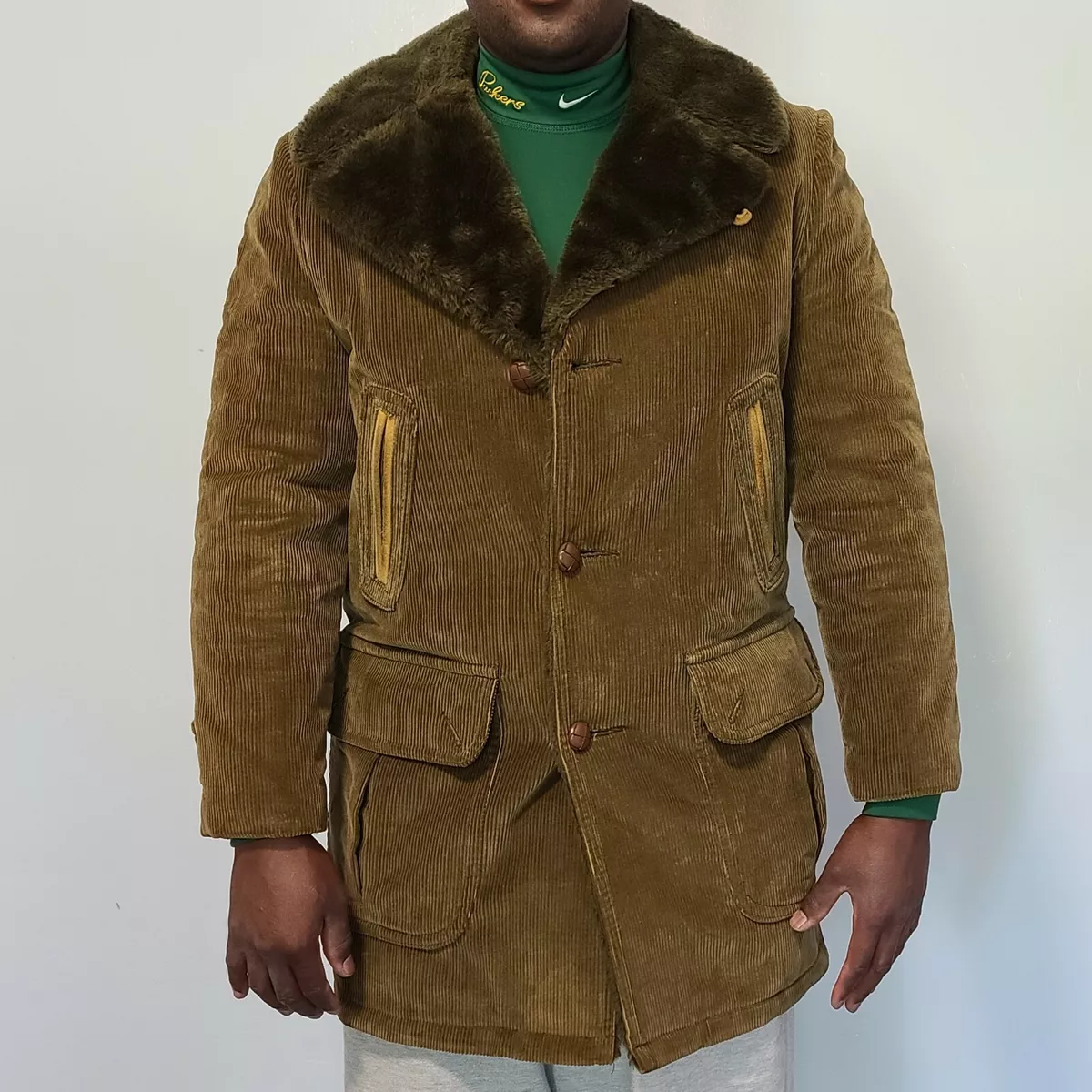 VTG Men s FIELD STREAM Corduroy Jacket Coat Size 40 Gordon and