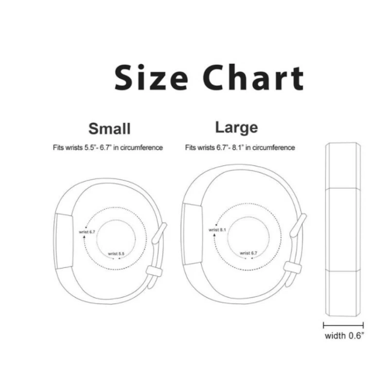 Für Fitbit Alta Hr, Ace Band Ersatz Silikon Dornschließe Sport Armbanduhr US ↴ - Bild 2 von 4