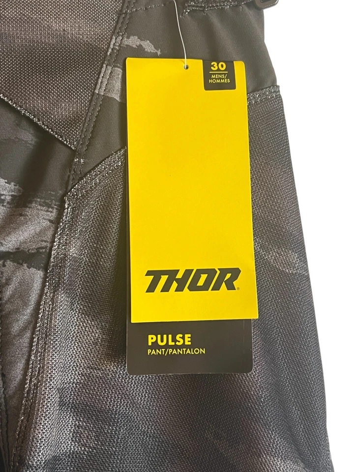 Pantalones de montar para hombre Thor Pulse camuflados Air Pant motocross todoterreno ATV negros talla 30 Foto 4 de 4