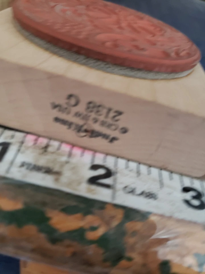 Carimbo de borracha Judi Kins 2138 G círculo flor bola floral - Imagem 3 de 3