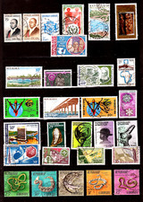 Gabon 28 timbres oblitérés ZY3050/15 : sujets divers