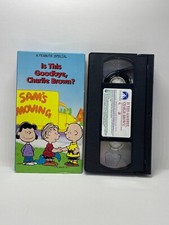 Snoopy Peanuts VHS Is This Goodbye, Charlie Brown Rare Special Vintage