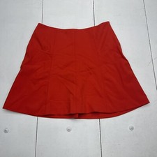 Ann Taylor Loft Red A Line Skirt Women  s Size 8 New