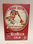 Babe Ruth/Red Rock Cola Vintage Retro Tin Sign MLB Man Cave Brand New