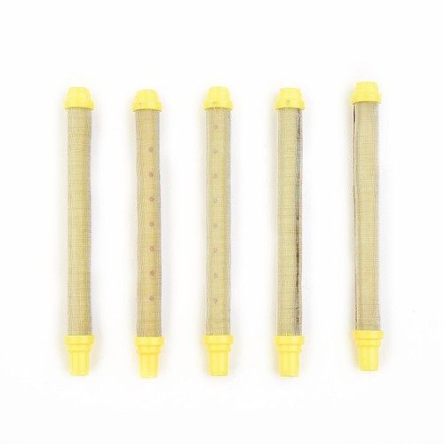 Lot De 5 Filtres Sans Air 200 Mesh – Rouge – En Acier Inoxydable 304 – Pour Pistolet De Peinture