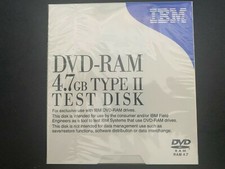 IBM 19P2410 DVD-RAM 4.7GB Type II test disk