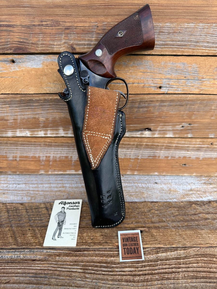 Alfonsos G77 Black Basketweave Leather Holster for 6