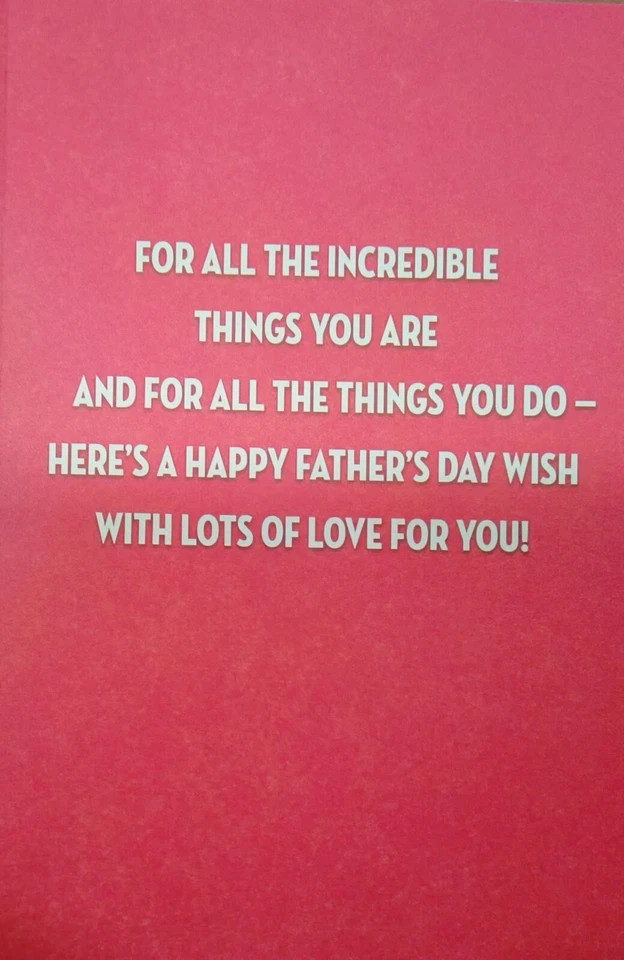 Disney Mr. Incredible Father's Day Card F58 - Image 3 of 3