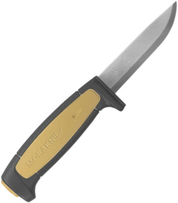 New Mora Basic 511 Black/Tan FT02208 8'' overall. 3.5'' carbon blade.