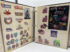 Vintage 1980s Sticker Album 35 Single Pages Puffy Animals Reflective Rainbows…