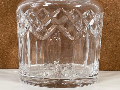 Tarro de caramelos con tapa de cristal Waterford - Corte diamante con remate Starburst - Firmado - Imagen 4 de 7