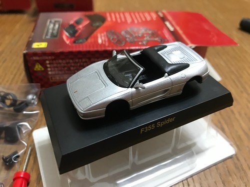 Kyosho - Ferrari Minicar 5 - F355 Spider - Silver - 1/64 Mini Car R52 ...
