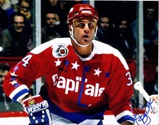 AL IAFRATE WASHINGTON CAPITALS 8X10 AUTOGRAPHED SIGNED PHOTO COA 1
