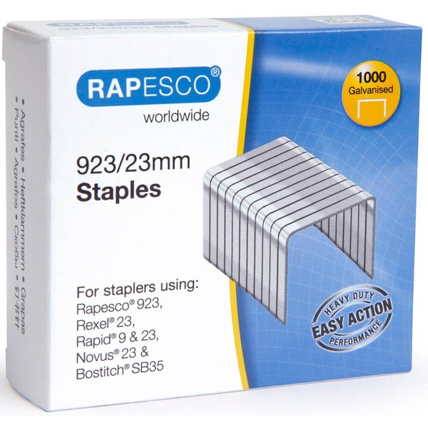 10X Rapesco® 1242 Heftklammern 923 23/23 1.000St.-image