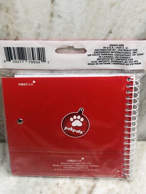 Ship N 24 Hours. New-Christmas House Petpals Memo Book W/ Pen. 50