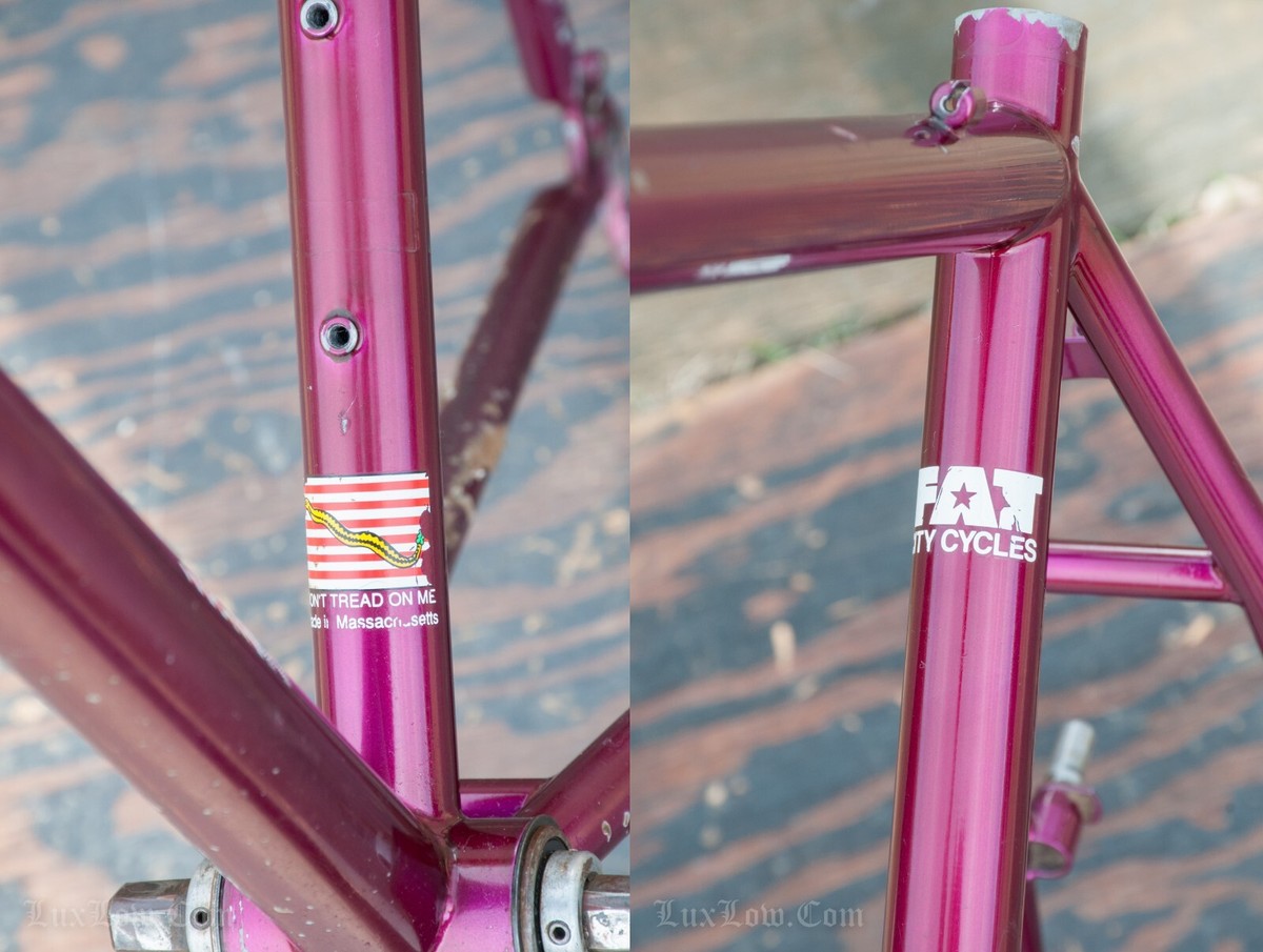 Vintage Wicked Fat Chance Mountain Bike FRAME MTB Cruiser Bicycle