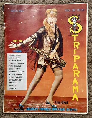 Vintage Striparama Burlesque Magazine 1964 | eBay