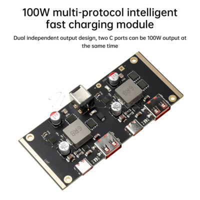 PD 100W Multi-protocol Intelligent Fast Charging Module Support QC SCP AFC VOOC