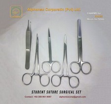 Student Suture Surgical Set | Practice Kit with Instruments & Tools