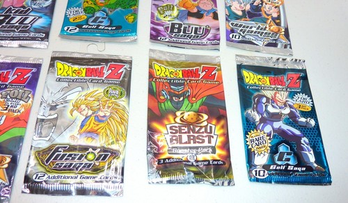 Dragonball Z Empty Card Packs -Vintage Cell Games, BUU, KID BUU, FUSION, Senzu - Picture 7 of 9