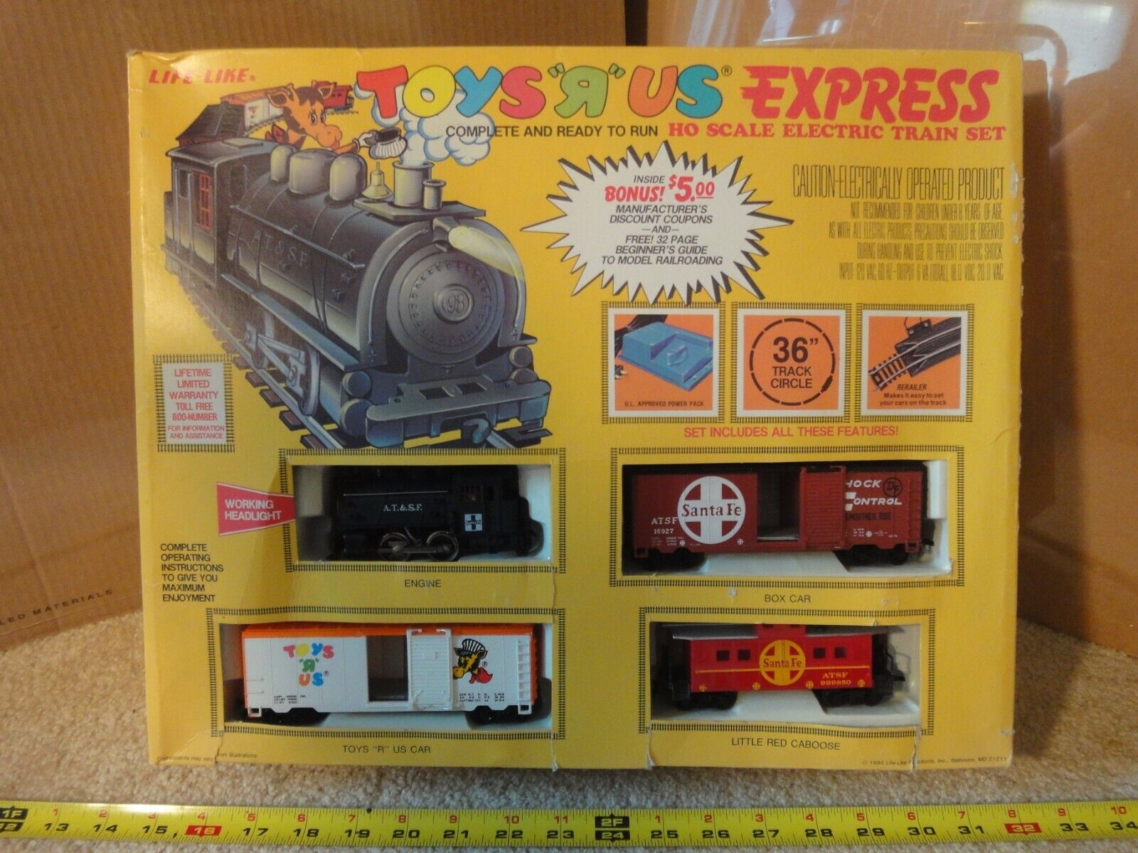 Rare! Vintage Life Like, Toys "R" Us Express 8113, Ho Model Train  Set | Ebay