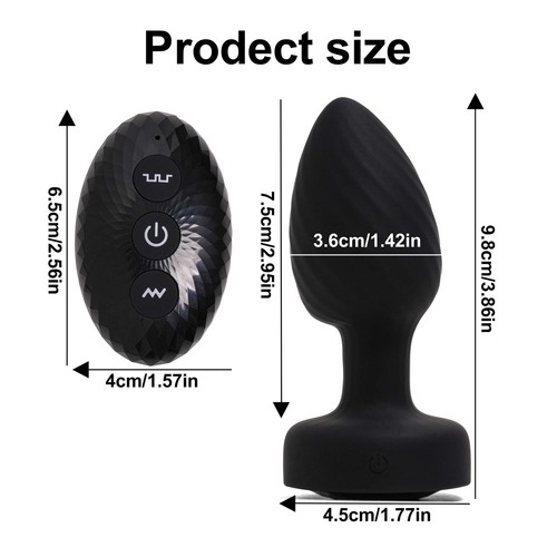 360° Rotation Analvibrator Vibrator Anal Plug Dildo Massagegerät Sexspielzeug😈 - Bild 2 von 71