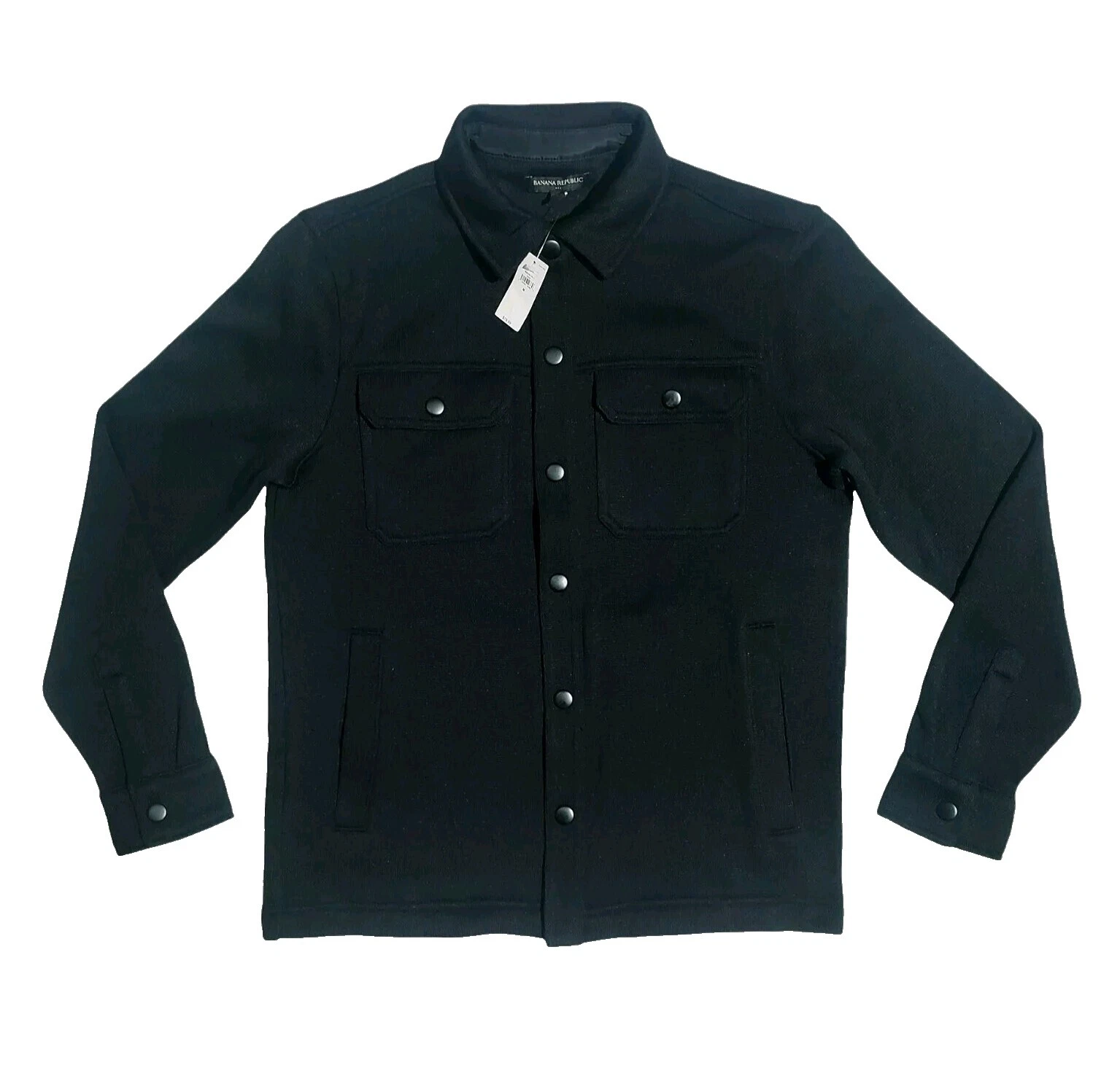 Черные пальто, куртки и жилеты для мужчин Banana Republic