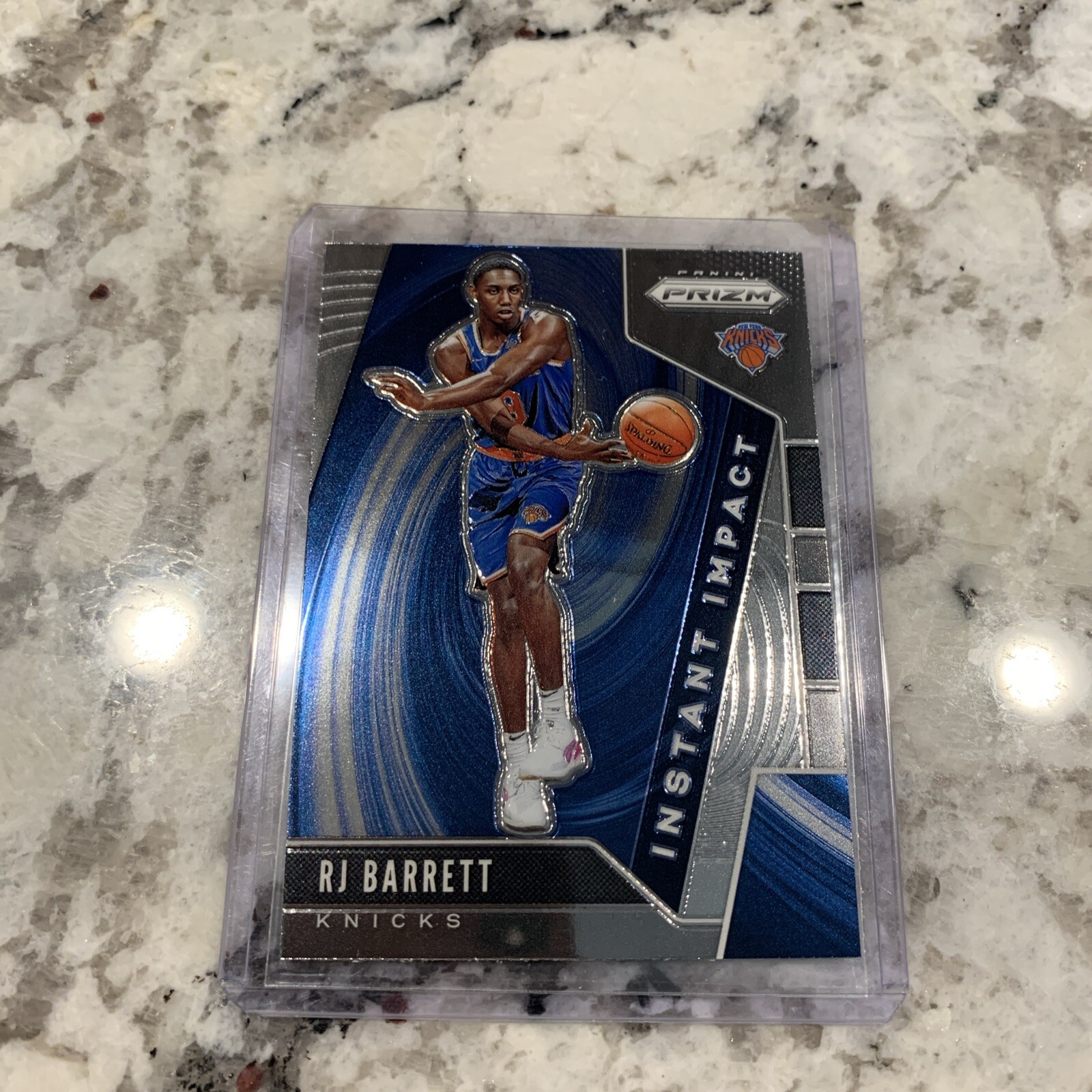 2019-20 Panini Prizm Instant Impact RJ Barrett RC #22 New York Knicks