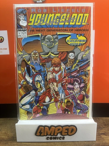 Youngblood #1 Image Comics SIGNED BY ROB LIEFELD W/COA