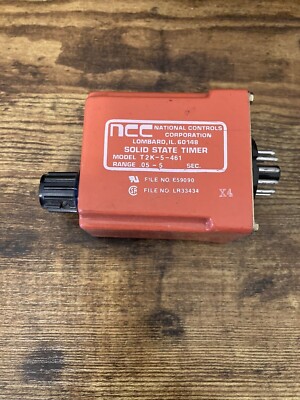 tested NCC Solid State Timer - Model T2K-5-461 with Dayton socket