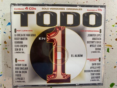 Todo IN 1 El Album 4 X CD melon Diesel Guarana Monica Naranjo Bruji Melody Hakim