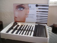Borghese $129 Value 8 Piece Professional Select Brushes & Brown Brush Roll / Bag Borghese $129 Value 8 Piece Professional Select Brushes & Brown Brush Roll / Bag