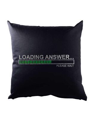 Loading Answer Dekokissen Bar Teacher Professor Fun Geek Nerd Scientist It