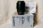 New ListingPanasonic Lumix O.I.S. 45-200mm f4-5.6 lens,boxed,original accessories.Excellent