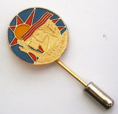 Q177) Gusir Türkei Historische Mythologie Jungsteinzeit Vintage Krawatte Anstecknadel Abzeichen