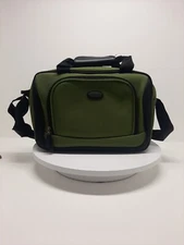 Canvas Carry On Bag Khaki Green U.S. Traveler  14x10x4" D19