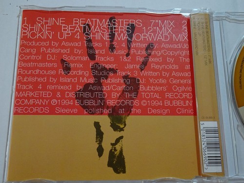 Aswad:  Shine   Rare CD Single - Imagen 3 de 3