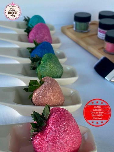 Edible Glitter dust ROSE GOLD ( 6 grams ) Magic dust , Kosher, Gluten free - Picture 5 of 7